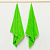 Набор махровых полотенец Sandal "люкс" 70*140 см., цвет - зеленый, пл. 450 гр. - 2 шт. - фото