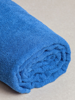 Махровая простынь Sandal "оптима" 150*200 см., плотность - 380, цвет - синий - фото
