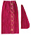 Набор для сауны женский 100% хлопок (парео 95*130 см. + чалма), малиновый - фото
