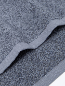 Махровое полотенце "premium" 70*140 см., плотность - 500, цвет - серый - фото