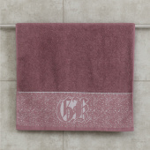 Махровое полотенце Abu Dabi 50*90 см., цвет - кармелитовый (0441), плотность 550 гр., 2-я нить. - фото