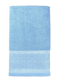 Махровое полотенце Abu Dabi 50*90 см., цвет - голубой (0497), плотность 550 гр., 2-я нить. - фото