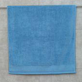 Махровое полотенце Dina Me (QD-0496) 70х140 см., цвет - Джинсовый, плотность 550 гр. - фото