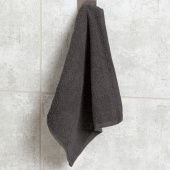 Махровая салфетка осибори Sandal "оптима", 30*30 см., плотность 380 гр., цвет - серый - фото