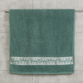 Махровое полотенце Abu Dabi 70*140 см., цвет - зеленая мурена (0504), плотность 550 гр., 2-я нить. - фото