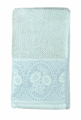 Махровое полотенце Abu Dabi 50*90 см., цвет - трявяной (0433), плотность 500 гр., 2-я нить. - фото