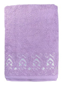 Махровое полотенце Abu Dabi 50*90 см., цвет - грязно сиреневый (0408), плотность 500 гр., 2-я нить. - фото
