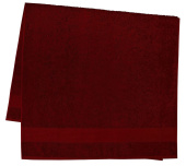 К1-5090.120.375 цвет 222 (бордовый) полотенце махровое  50х90 (м) - фото