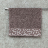 Махровое полотенце Abu Dabi 50*90 см., цвет - ореховый (0494), плотность 600 гр., 2-я нить. - фото
