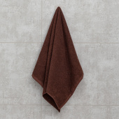 Махровое полотенце Sandal "оптима" 50*90 см., плотность 380 гр., цвет - коричневый - фото