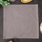 Махровая салфетка осибори Sandal "premium" 30*30 см., цвет - светло-серый - фото