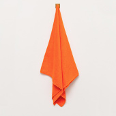 Махровое полотенце 70*140 см., оранжевое, "люкс". - фото