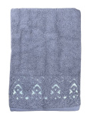 Махровое полотенце Abu Dabi 50*90 см., цвет - темно-коричневый (0408), плотность 500 гр., 2-я нить. - фото