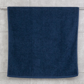 Махровое полотенце Sandal "люкс" 50*90 см., цвет - темно-синий. - фото