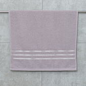 Махровое полотенце Dina Me (NEW FLOSH) 50х90 см., цвет - Лавандово-серый, плотность 380 гр. - фото