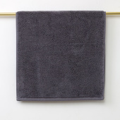 Махровое полотенце Sandal "SuperSoft" 50*100 см., цвет - серый, пл. 500 гр. - фото