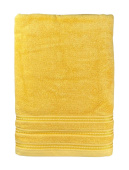 Махровое полотенце Abu Dabi 70*140 см., цвет - лимон (Dilbar), плотность 450 гр., 2-я нить. - фото
