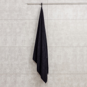 Махровое полотенце Sandal "оптима" 70*140 см., цвет - черный, плотность 380 гр. - фото