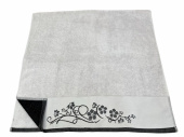 Махровое полотенце Abu Dabi 50*90 см., цвет - грязно-белый (0471), плотность 550 гр., 2-я нить. - фото