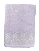 Махровое полотенце Abu Dabi 70*140 см., цвет -  светло-фиолетовый (0408), плотность 500 гр., 2-я нить. - фото