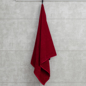 Махровое полотенце Sandal "оптима" 70*140 см., плотность 380 гр., цвет - бордовый - фото