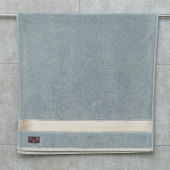 Махровое полотенце Dina Me (GERMANY) 70х140 см., цвет - Серо-голубой, плотность 450 гр. - фото
