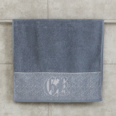 Махровое полотенце Abu Dabi 50*90 см., цвет - синяя бирюза (0441), плотность 550 гр., 2-я нить. - фото