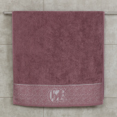 Махровое полотенце Abu Dabi 70*140 см., цвет - кармелитовый (0441), плотность 550 гр., 2-я нить. - фото