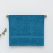 Махровое полотенце Abu Dabi 50*90 см., цвет - синяя мурена (Arqon), плотность 500 гр., 2-я нить. - фото