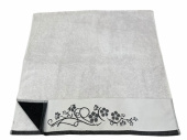 Махровое полотенце Abu Dabi 70*140 см., цвет - грязно-белый (0471), плотность 550 гр., 2-я нить. - фото