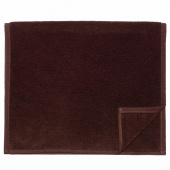 Махровое полотенце Sandal "люкс" 40*70 см., цвет - коричневый (какао 124), плотность 450 гр., 2-я нить. - фото