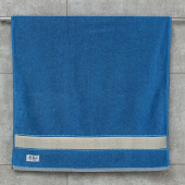Махровое полотенце Abu Dabi 70*140 см., цвет - синяя мурена  (Germany), плотность 500 гр., 2-я нить. - фото