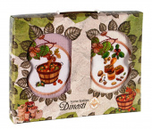 Набор вафельных полотенец двойка - Орехи арт. Д-60 - фото