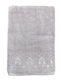Махровое полотенце Abu Dabi 70*140 см., цвет -  оливковый (0408), плотность 500 гр., 2-я нить. - фото