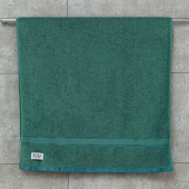Махровое полотенце Abu Dabi 70*140 см., цвет - зеленая мурена (Arqon), плотность 500 гр., 2-я нить. - фото