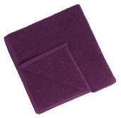 Махровое полотенце 50*90 см., цвет фиолетовый (702), "оптима" - фото