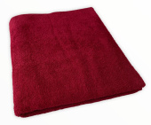 Махровое полотенце Sandal "люкс" 95*150 см. (пляжное), цвет -бордовый (22), плотность 400 гр. - фото