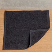 Махровая салфетка осибори Sandal "оптима", 30*30 см., плотность 380 гр., цвет - черный - фото