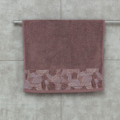 Махровое полотенце Abu Dabi 50*90 см., цвет - кармелитовый (511), плотность 550 гр., 2-я нить. - фото