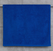 Махровое полотенце Sandal "люкс" 50*90 см., плотность 500 г., цвет - синий - фото