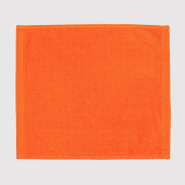 Махровая салфетка осибори Sandal "люкс" 30*30 см., цвет - оранжевый - фото