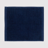Махровая салфетка осибори Sandal "люкс" 30*30 см., цвет - темно-синий - фото