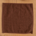 Махровая салфетка осибори Sandal "оптима", 30*30 см., плотность 380 гр., цвет - коричневый
