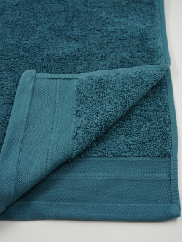 Махровое полотенце "premium" Sandal Home Collection (by Microcotton) 41*76 см., цвет - морская волна , пл. 630 гр. - фото