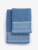 Набор махровых полотенец Dina Me из 2-х шт. (50*90 и 70*140 см.), цвет - Леон синий (QD-0497), плотность 500 гр. - фото