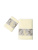 Набор махровых полотенец Dina Me из 2-х шт. (50*90 и 70*140 см.), цвет - Молочный (QD-0485), плотность 550 гр. - фото