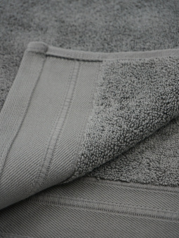 Махровое полотенце "premium" Sandal Home Collection (by Microcotton) 41*76 см., цвет - серый , пл. 630 гр. - фото