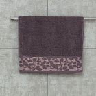 Махровое полотенце Abu Dabi 50*90 см., цвет - темно серый (0494), плотность 600 гр., 2-я нить.