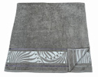Махровое полотенце Abu Dabi 70*140 см., цвет - серый (0486), плотность 500 гр., 2-я нить.