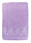 Махровое полотенце Abu Dabi 50*90 см., цвет - грязно сиреневый (0408), плотность 500 гр., 2-я нить.